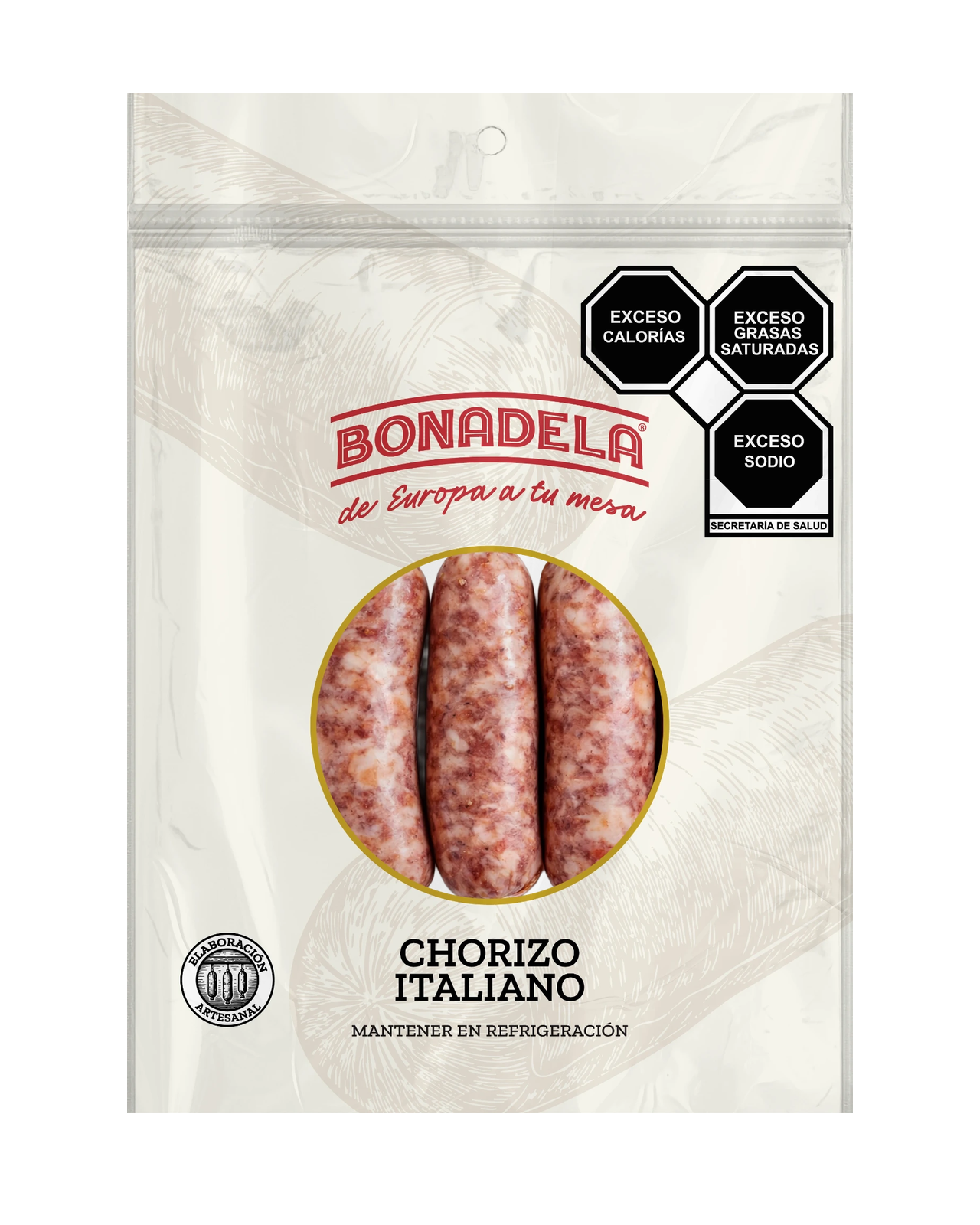 Chorizo Italiano Natural Bonadela